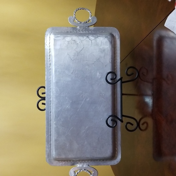 SMITH 904HR ALUMINUM RECTANGULAR TRAY W HANDLES STAMPED - Picture 4 of 5